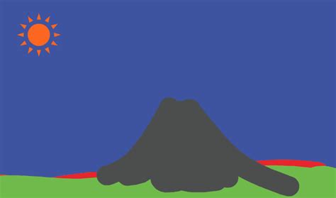 Volcano Clipart Animated