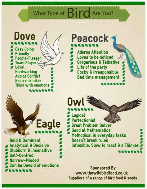 Bird Personality Test Printable