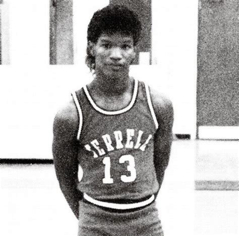 Jamie Foxx high school basketball yearbook photo : HipHopImages