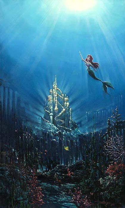 Ariel's Underwater Castle | It all started with a Mouse | Pinterest