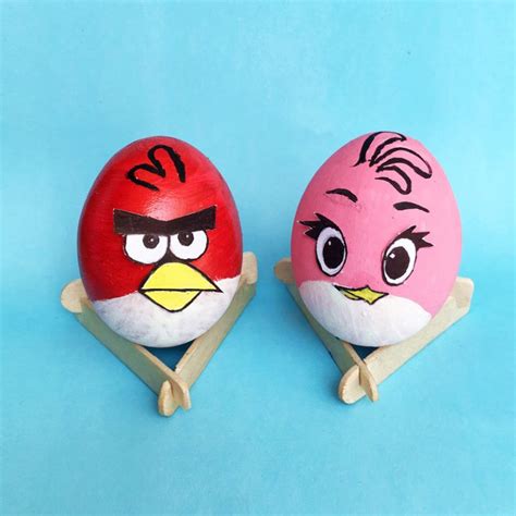 Angry Birds Easter Egg Craft + Free Printable