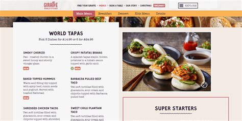 12 Tasty Examples of Restaurant Menu Design on the Web