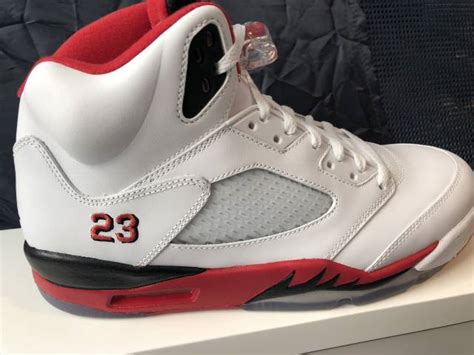 Air Jordan 5 Fire Red (Black Tongue) | Kixify Marketplace