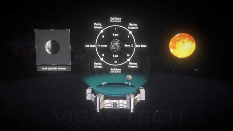 Phases Of The Moon - 3D model by Visartech [3da7949] - Sketchfab