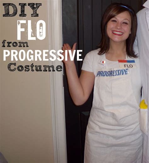 DIY Halloween Costume: Progressive Insurance Flo - Girl Loves Glam