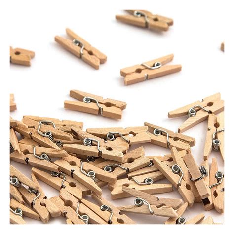 Mini Wooden Pegs 50 Pack | Hobbycraft