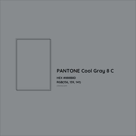 About PANTONE Cool Gray 8 C Color - Color codes, similar colors and ...