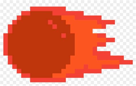 Fireball Pixel Art