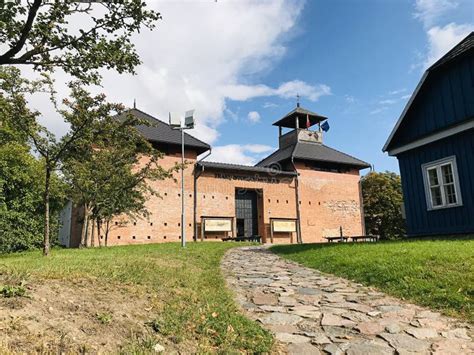 Trakai History Museum Traku Istorijos Muziejus Located on the Sidewalk To the Trakai Island ...