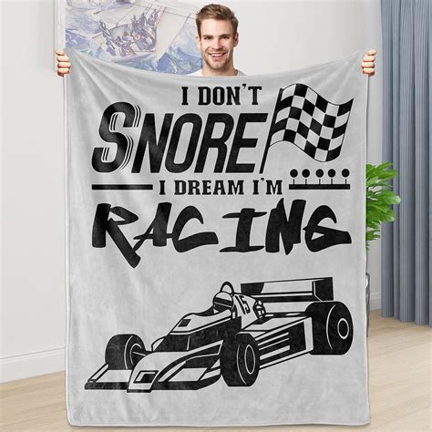 Shoppawhile Formula 1 Gifts for Men Funny Gifts for Men Racing Flannel Blanket 51 * 59inch F1 ...