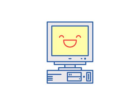 The smiley computer | Smiley, Computer, Dribbble