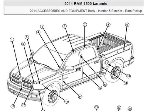 Ram Truck Parts Diagram Dodge Parts Oem Truck Ram 2004 Acces