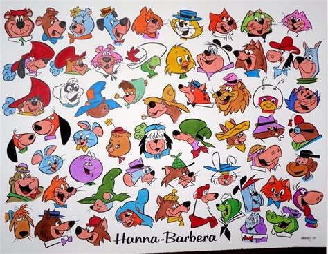 hanna and barbera - personagens | Cartoon art, Hanna barbera, Classic ...