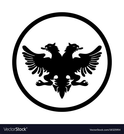 Symbol of albania icon - iconic design Royalty Free Vector