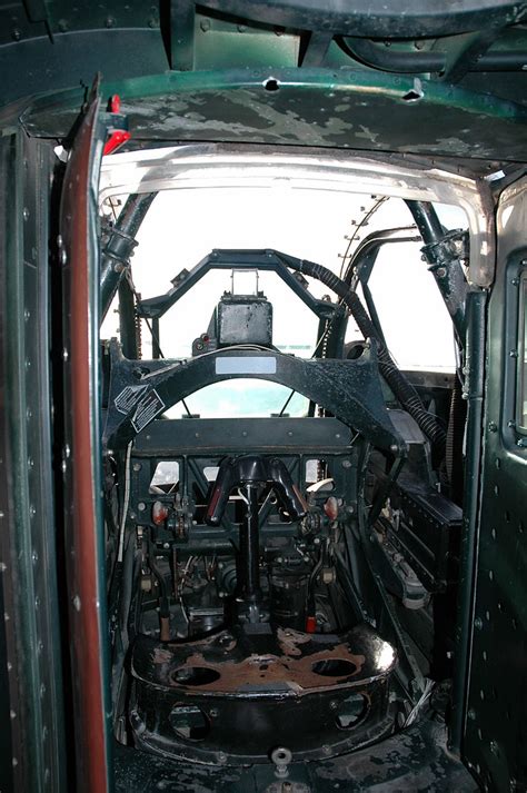 B 24 | A look inside the nose gun turret. The gunner sits on… | Flickr