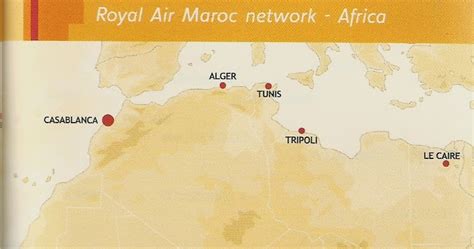 The Timetablist: Royal Air Maroc: The African destinations, 2011