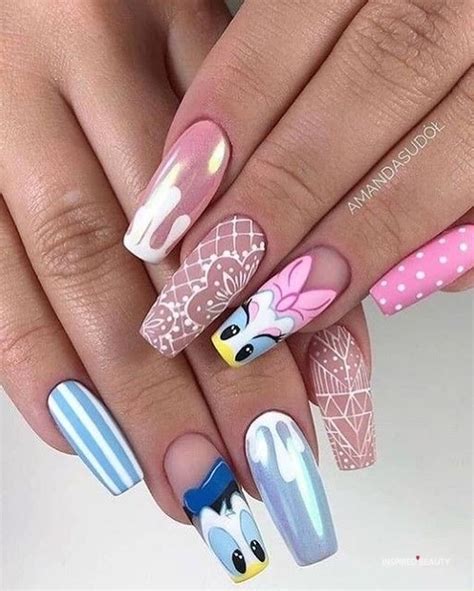 16 Cartoon Nails For a Fun Design - Inspired Beauty