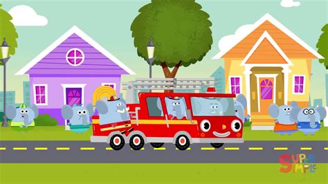 Here Comes The Fire Truck Kids Songs Super Simple Song - YouTube