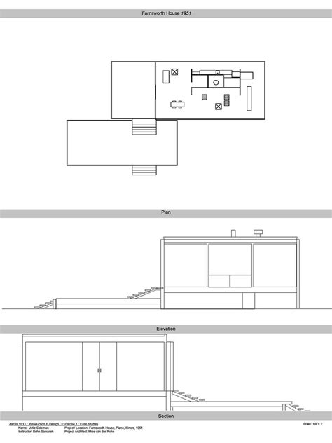 Farnsworth House Mies Van Der Rohe Digital Download ...