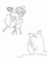 Studio Ghibli Coloring Pages Page sketch template