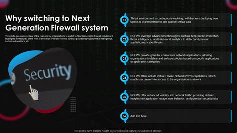 Why Switching To Next Generation Firewall System Next Generation Firewall Implementation PPT Slide