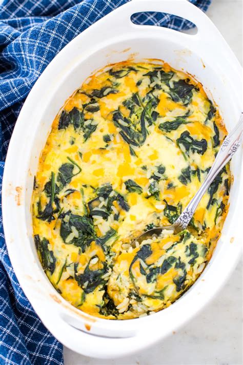 Spinach Rice Casserole Recipe (Classic Flavors!)