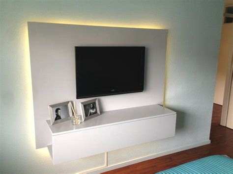 DIY floating TV cabinet 'Penelope' made by Bjorn-H-02 | Tv wall, Tv ...