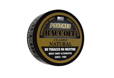 BaccOff Natural Pouches: Quit with Natural Chewing Tobacco Less Dip