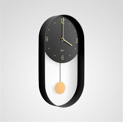 Modern Pendulum Wall Clock | Interior Design Ideas