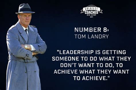 A quote from Tom Landry | Coaching Football | Pinterest | Tom Landry ...