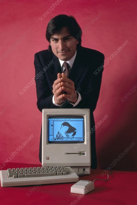 Steve Jobs, American entrepreneur - Stock Image - C056/3064 - Science Photo Library