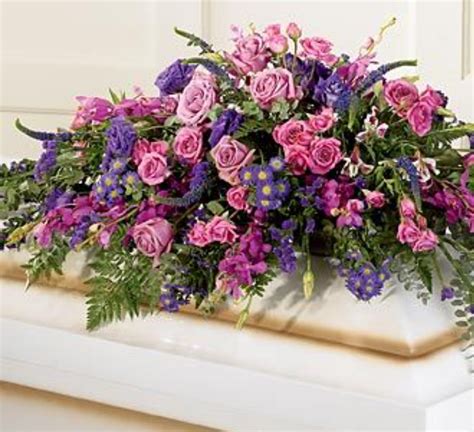 Purple Hues Casket - Hana Floral Designs and Co.