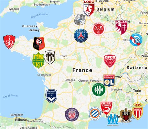 La Liga Teams Map : Football Clubs Paris The 3 Clubs From The France Capital City - Complete ...