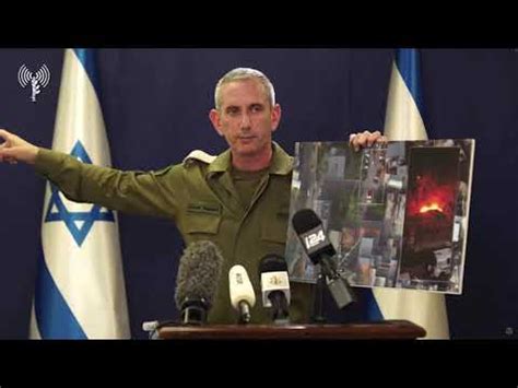 A Briefing by IDF Spokesperson RAdm. Daniel Hagari - xyz - Giza Community