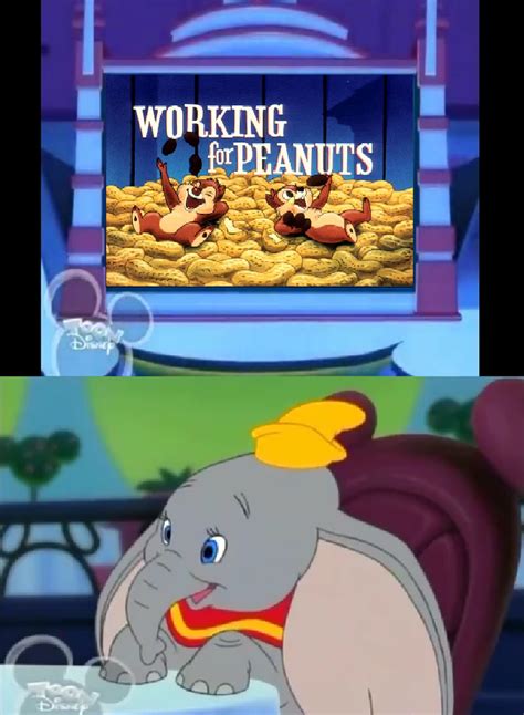 Dumbo Watching Working for Peanuts by superherofan2003 on DeviantArt