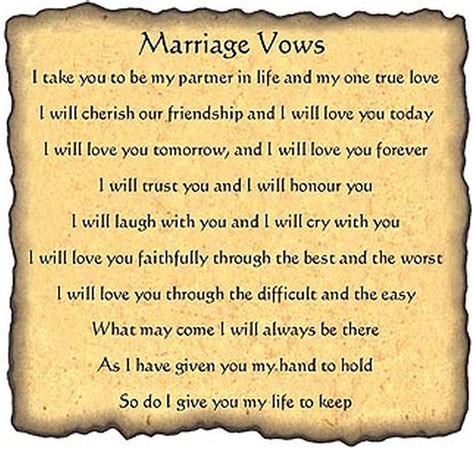 The Best Biblical Wedding Vows - Home, Family, Style and Art Ideas