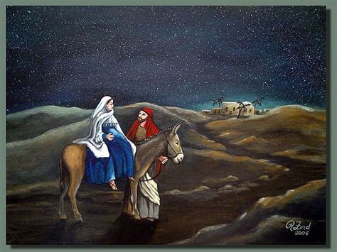 Journey To Bethlehem Painting at PaintingValley.com | Explore collection of Journey To Bethlehem ...