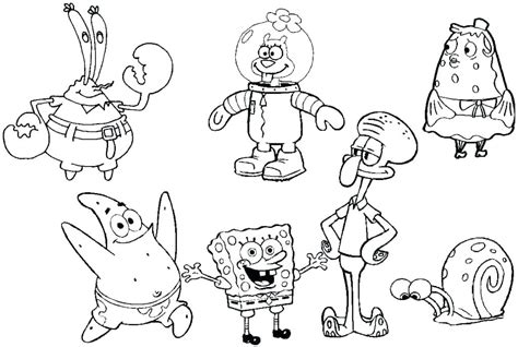 Baby Spongebob Coloring Pages at GetColorings.com | Free printable colorings pages to print and ...