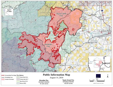 Klondike & Taylor Creek Fire Maps: Evacuations & Updates