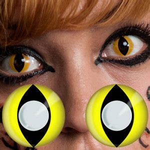 Design – Cat Eye Contacts | Yellow cat, Cat eye contacts, Halloween contact lenses