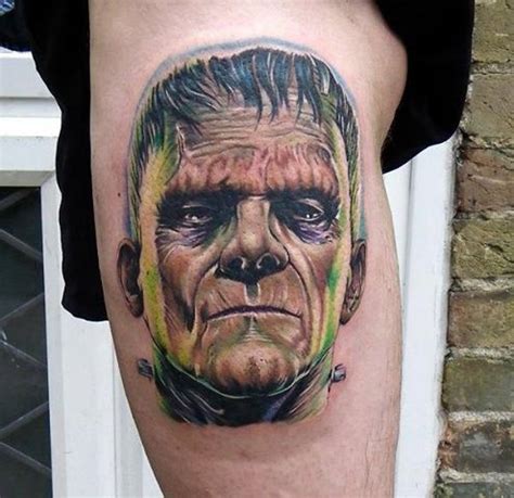 Frankenstein | Unusual tattoo, Portrait tattoo, Tattoos