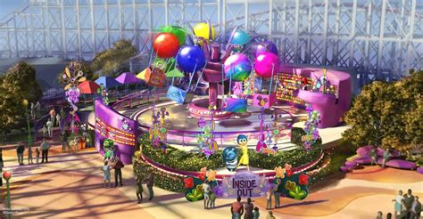 Inside Out Emotional Whirlwind Coming Soon to Pixar Pier - Magic Mania