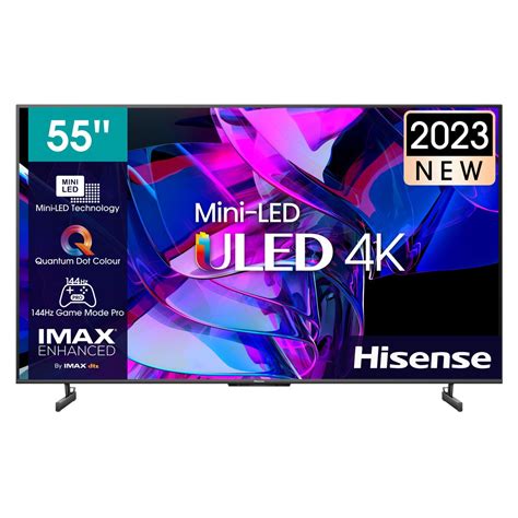 Hisense 55" U7K 144Hz 4K Smart Mini-LED ULED TV with Quantum Dot ...