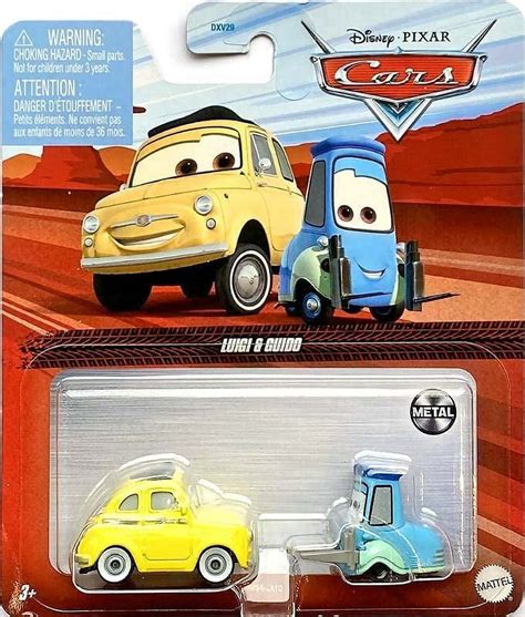 Disney Pixar Cars 3 - Fast Luigi & Guido Metal Edition Racers Toys ...