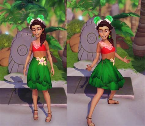 Hula Costume inspired by Lilo and Stitch 2 : r/DreamlightValley