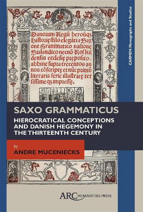 Saxo Grammaticus by Andre Muceniecks Hardcover Book Free Shipping! | eBay