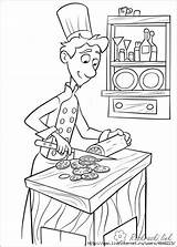 ratatouille Free Coloring Pages Online Print sketch template