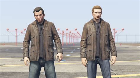 Michael Leather Jacket For MP player | GTA 5 Mods