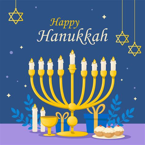 Menorah Hanukkah Concept Design 3882122 Vector Art at Vecteezy