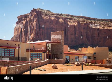 Monument Valley visitor center, Arizona Stock Photo - Alamy